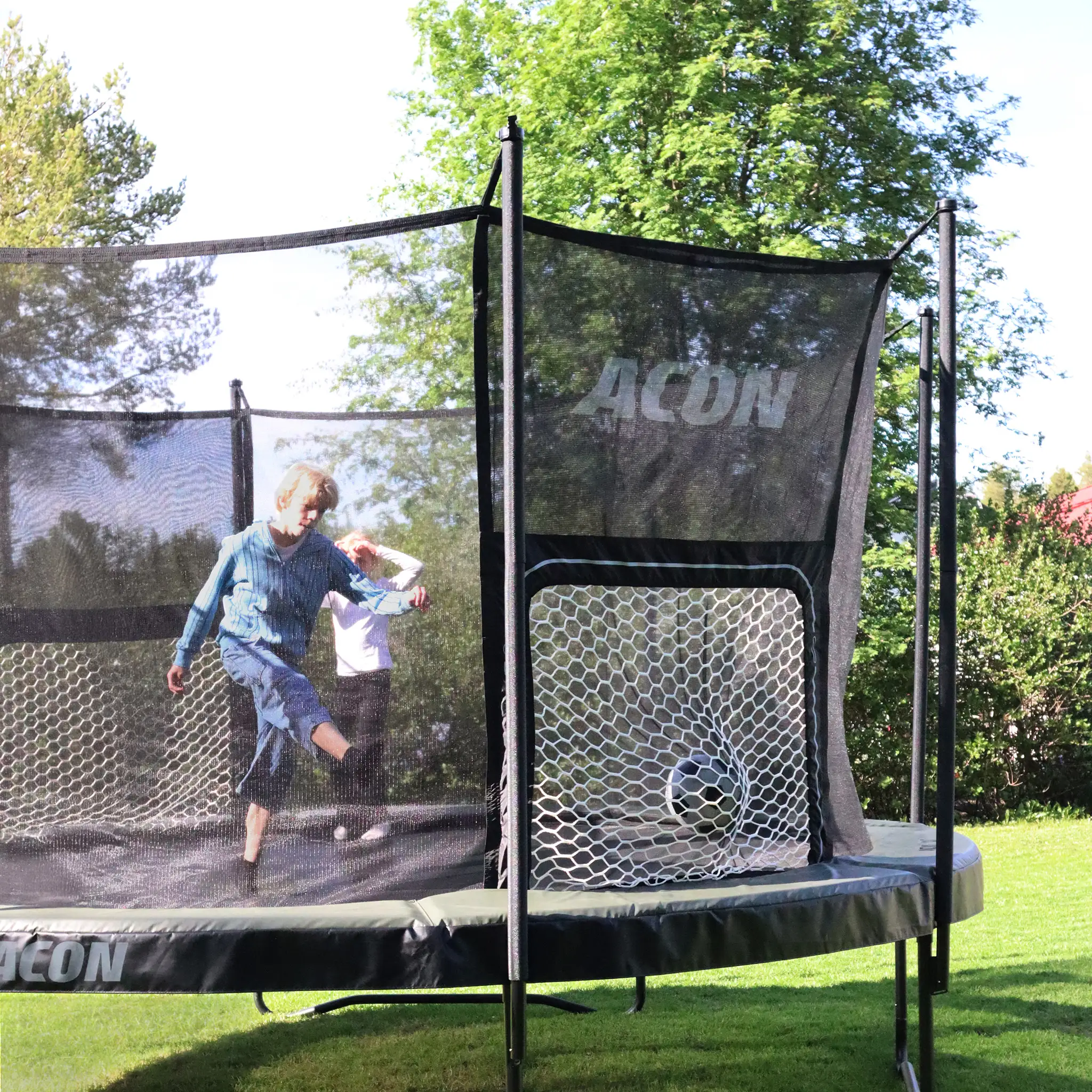 ACON Air Soccer Goal for ACON Air Round Trampolines - Image 2