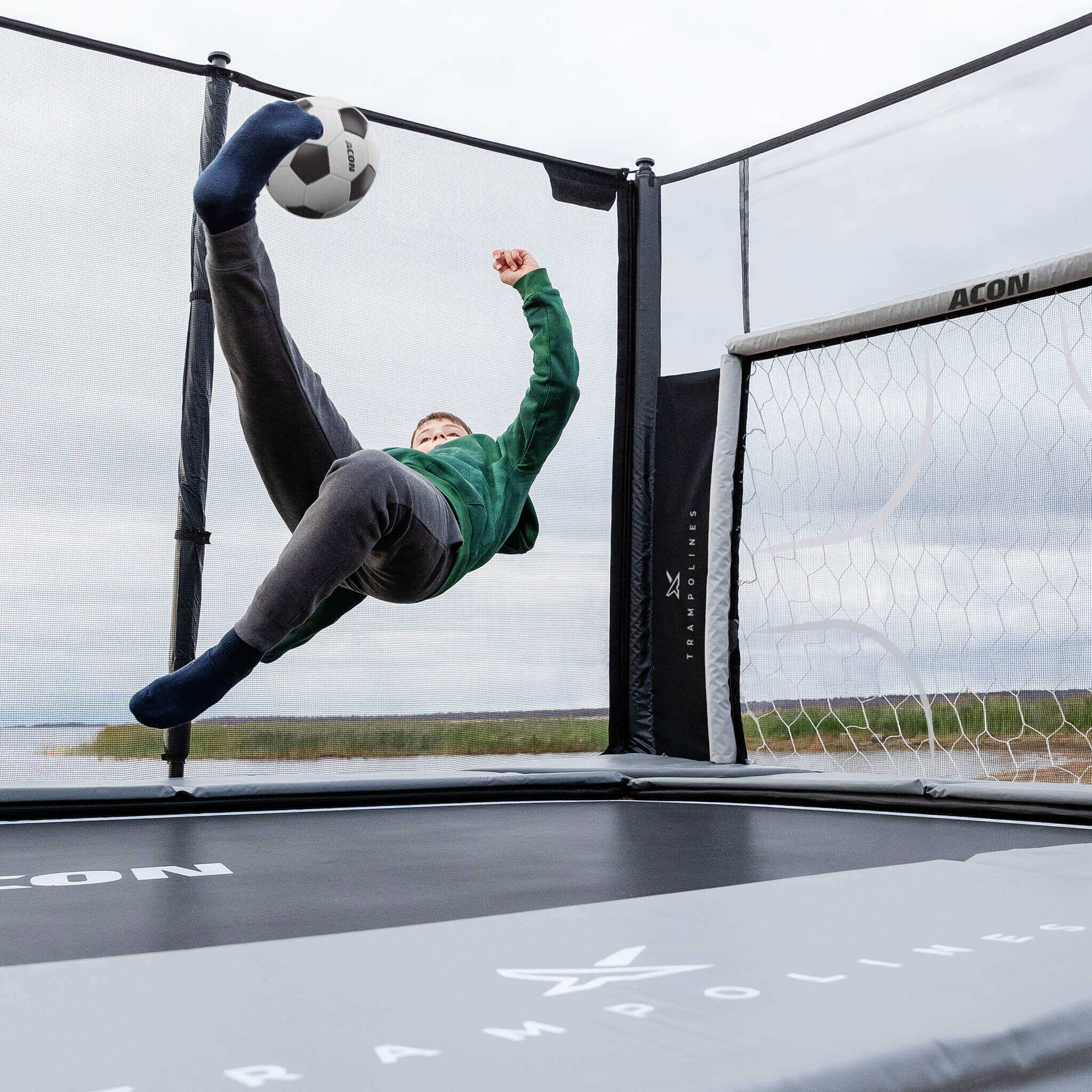 ACON X Soccer Goal Panel for Rectangular Trampoline - Image 6