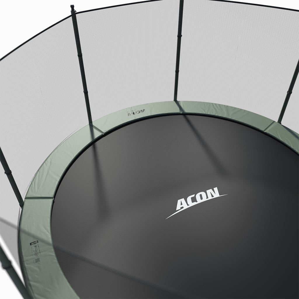 ACON Air 14ft Round Trampoline with Standard Net and Ladder - Image 5